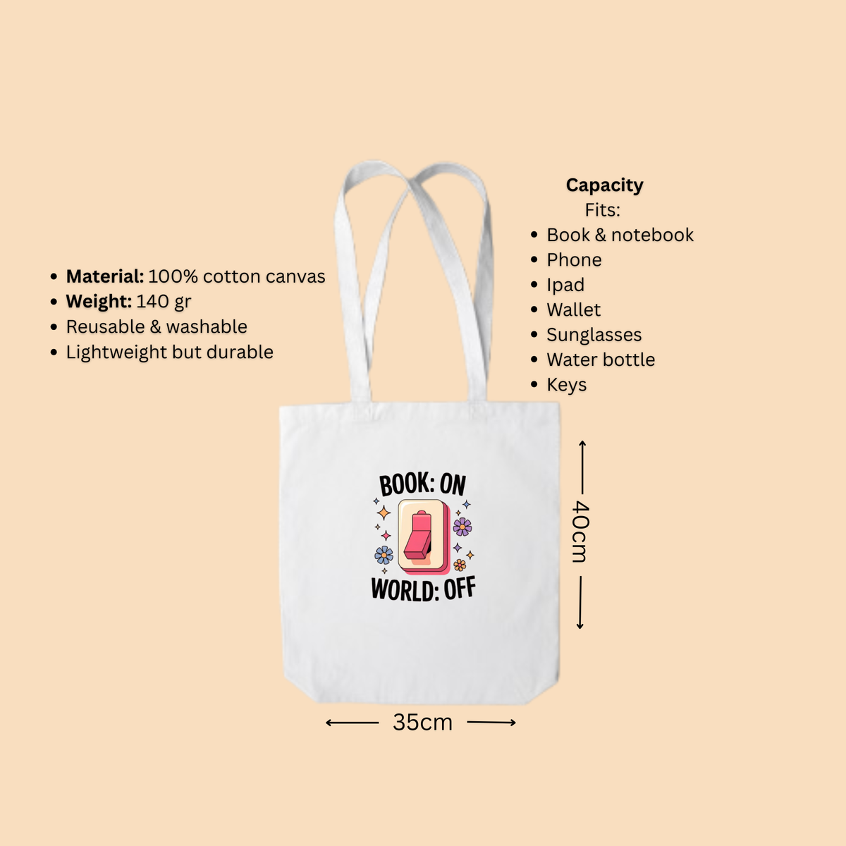 The 'Book: On–World: Off' ✿