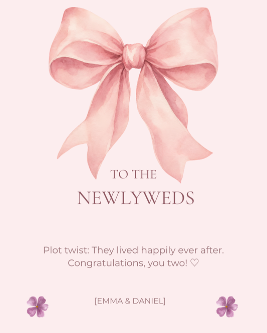 Personalised Wedding Card | Digital Download 🌸
