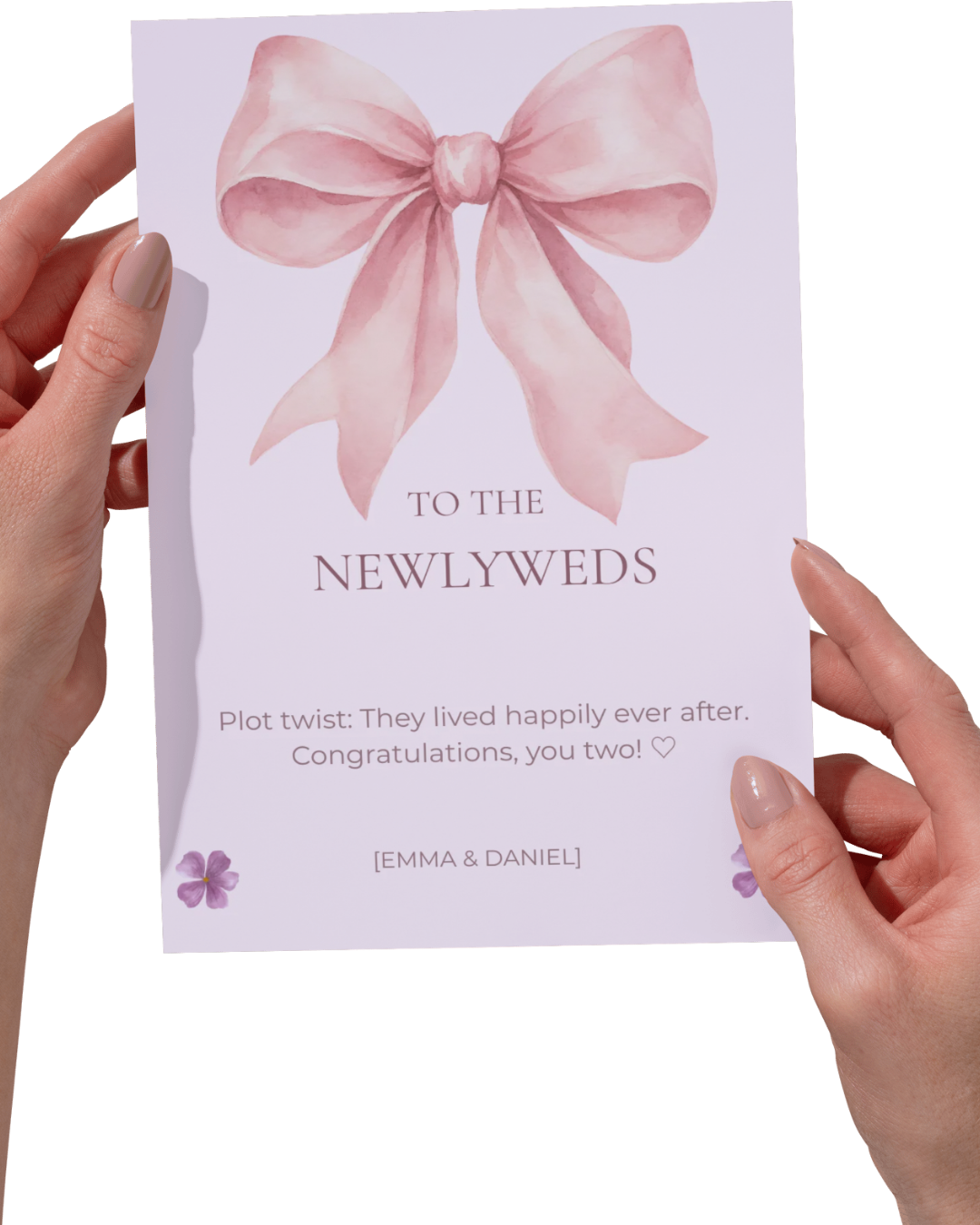 Personalised Wedding Card | Digital Download 🌸