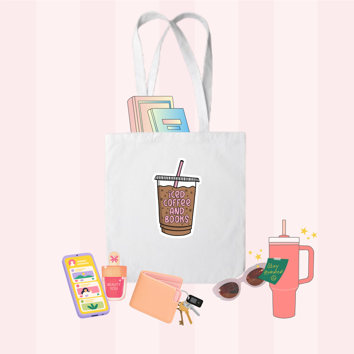 The "Iced Coffee & Books" ✿